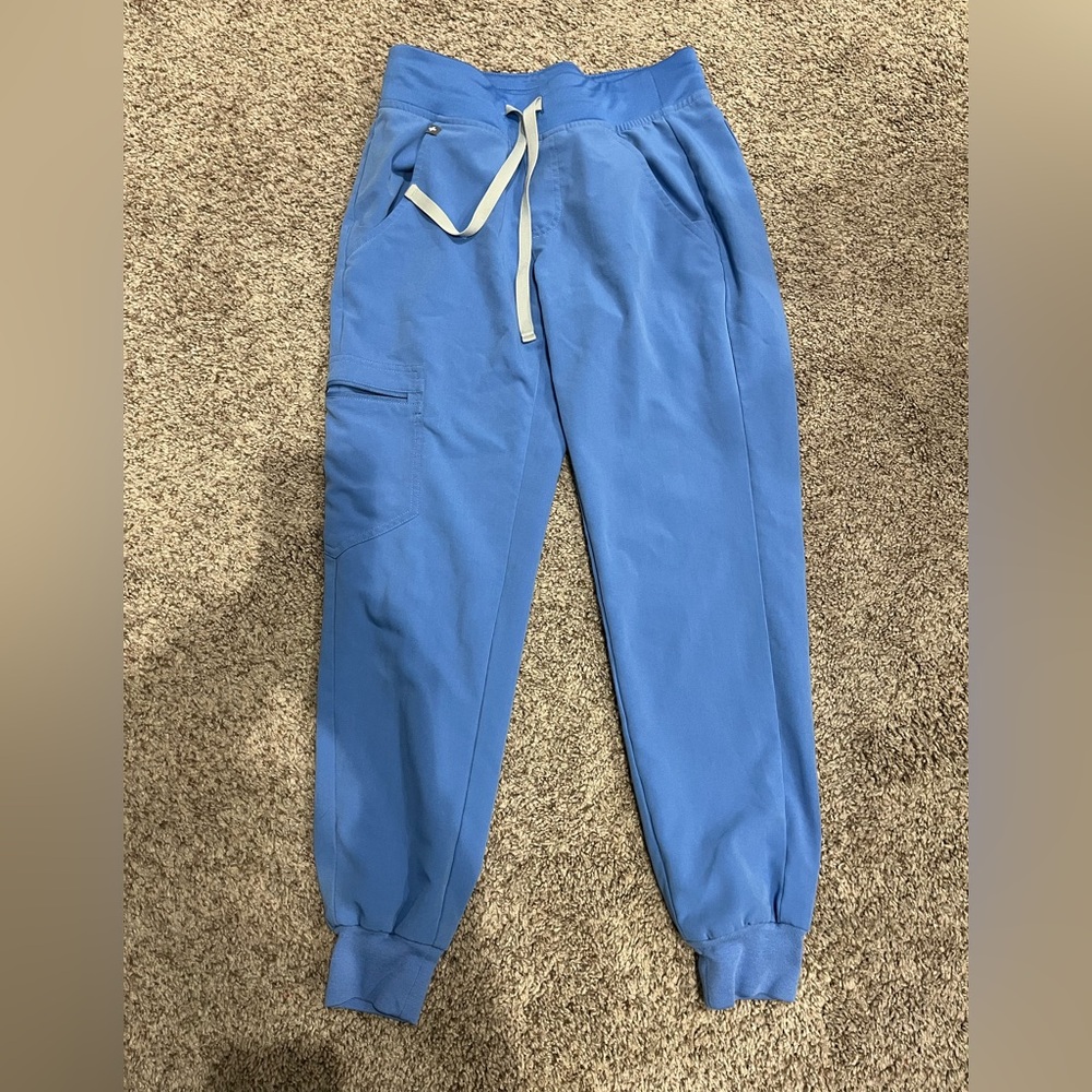 Figs Technical Collection Blue scrub pants size xxs/p